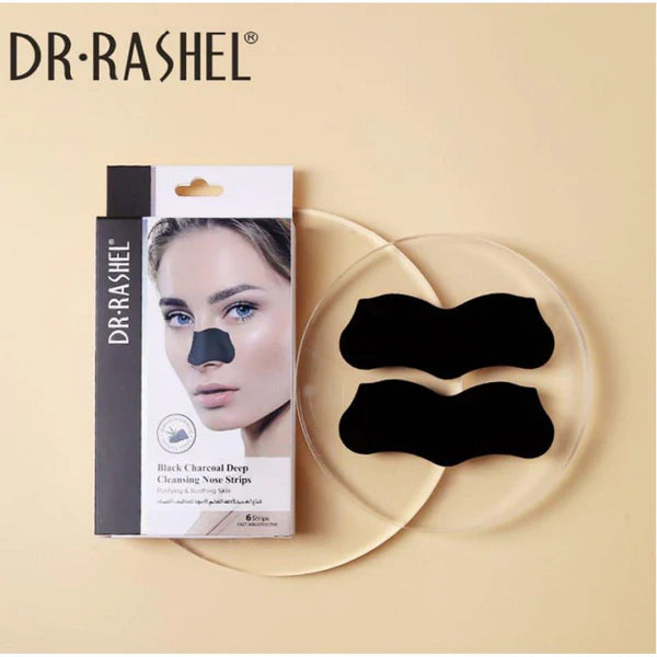 Dr Rashel - Black Charcoal Deep Cleansing Nose Strips - ShopNookk
