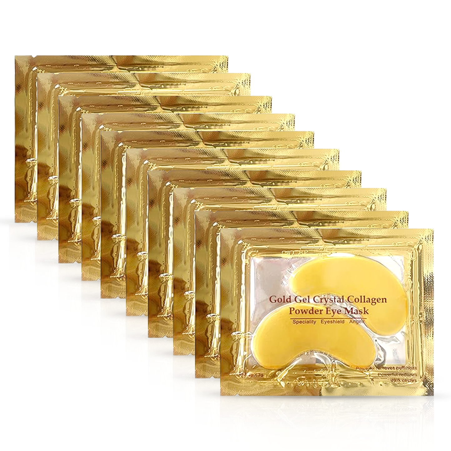 Gold Under Eye Mask - Hydrolyzed Collagen, Facial Mask, Moisturizing, Smooth, Suitable for night care, perfect gift