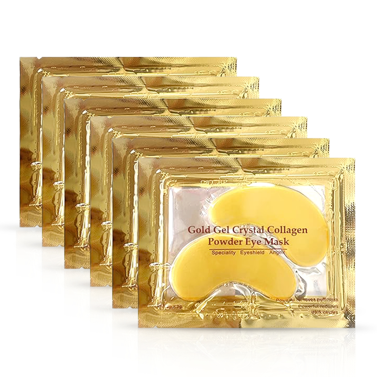 Gold Under Eye Mask - Hydrolyzed Collagen, Facial Mask, Moisturizing, Smooth, Suitable for night care, perfect gift