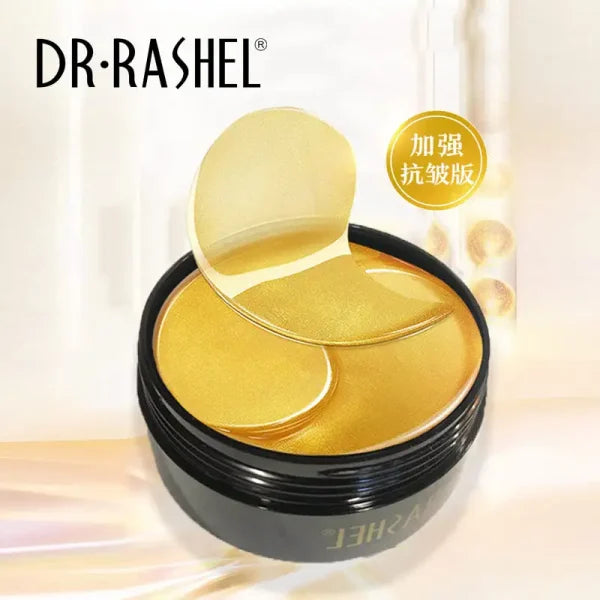 Dr.Rashel 24k Gold Collagen Hydro gel Eye Mask - 60pcs - ShopNookk