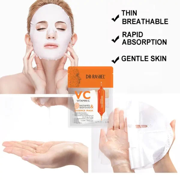 Dr Rashel VC Niacinamide Brightening Essence Mask - ShopNookk