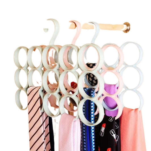 15 Holes Scarf Hanger Plastic