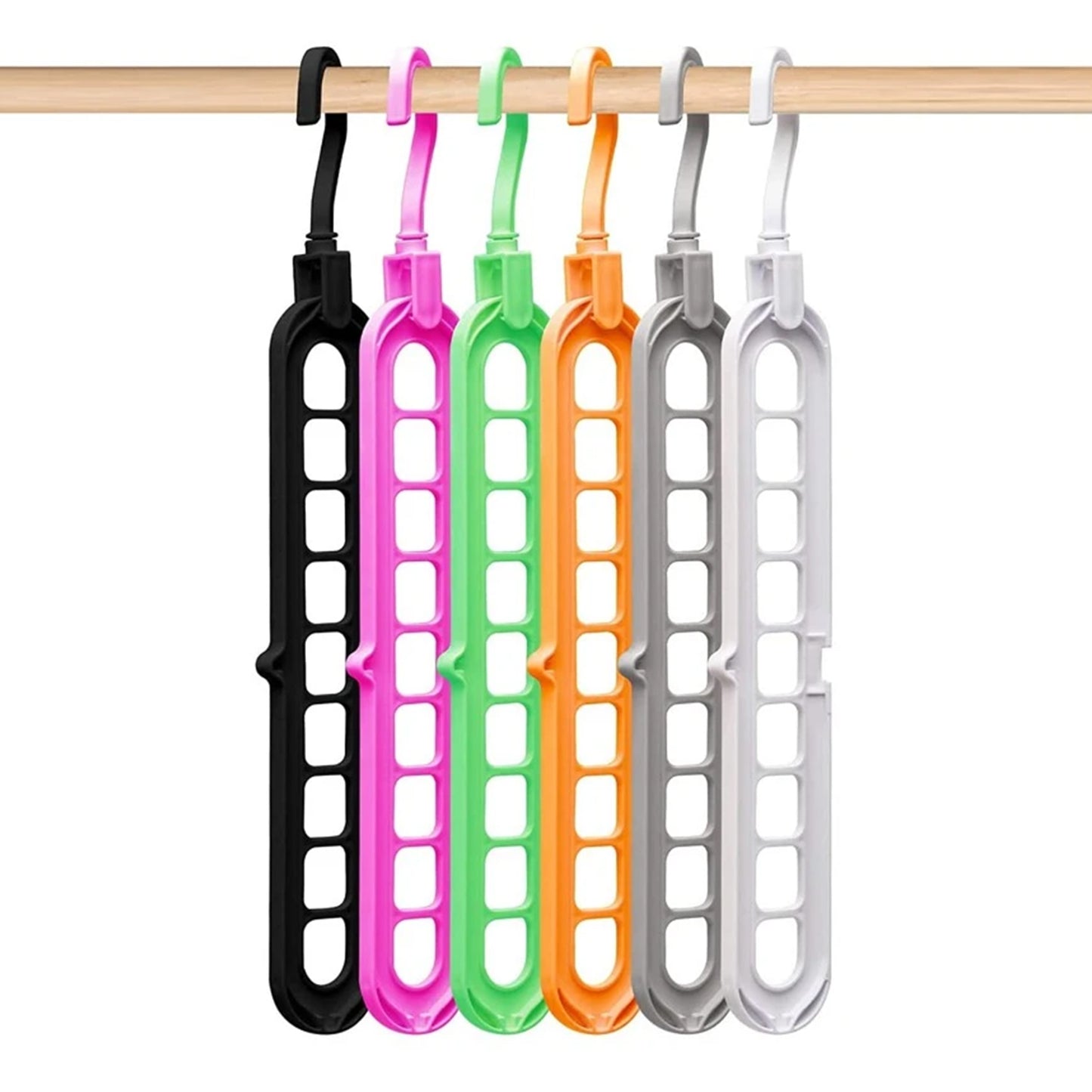 360 Rotating 9 hole Magic Hanger