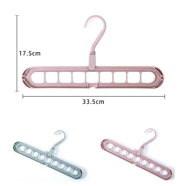 360 Rotating 9 hole Magic Hanger