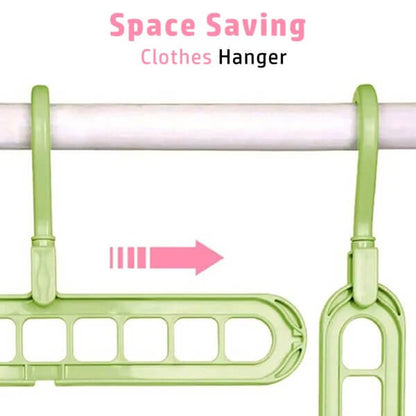 360 Rotating 9 hole Magic Hanger