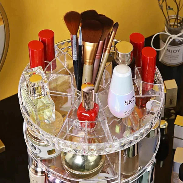 360 degree Rotating makeup Organizer