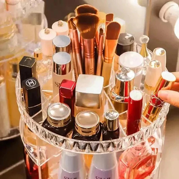 360 degree Rotating makeup Organizer